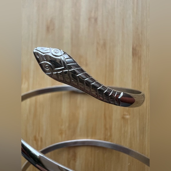 NEW Snake sterling silver cuff bracelet - Picture 3 of 4
